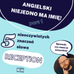 5 znaczeń słowa reception