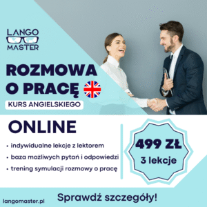 Rozmowa o pracę po angielsku: kurs online