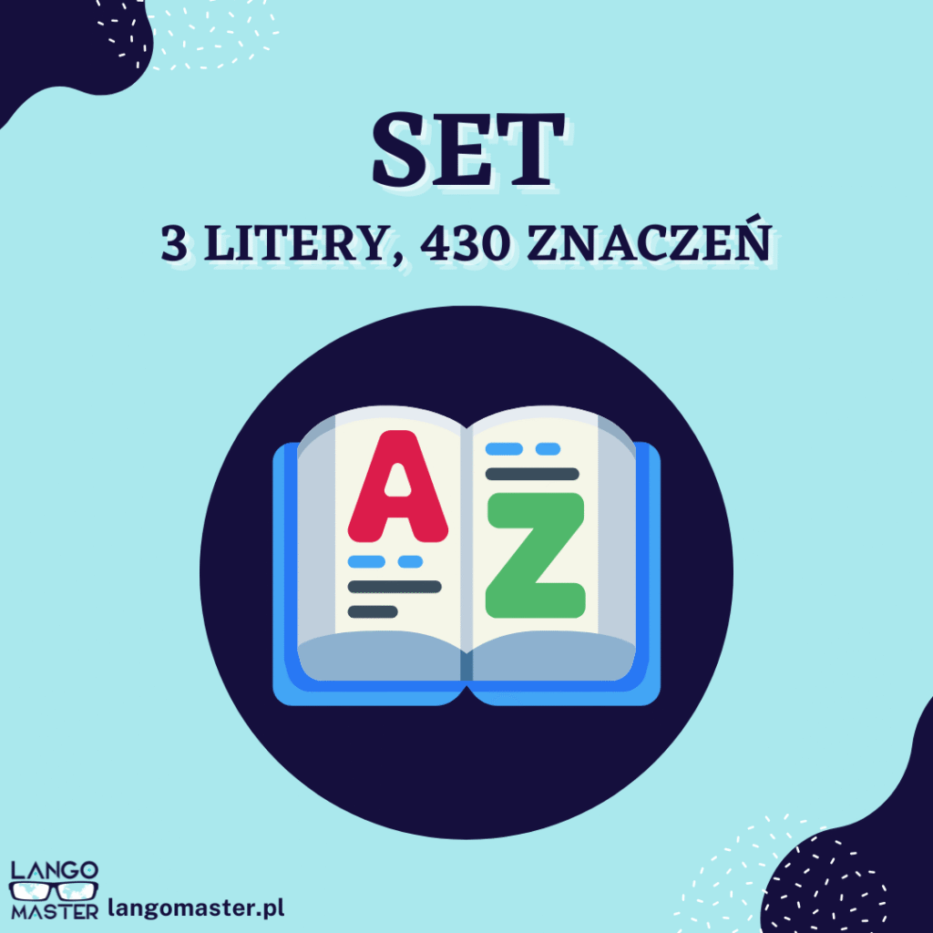 Set – 3 litery, 430 znaczeń